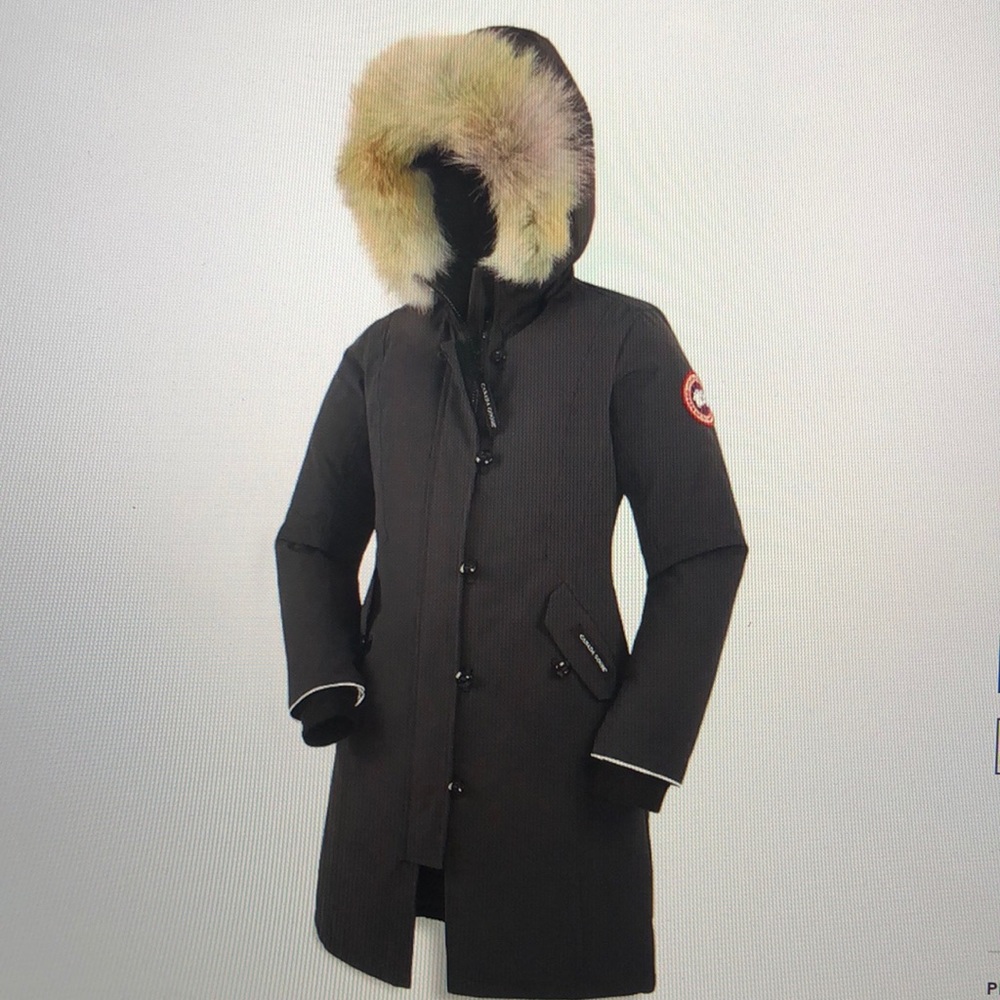KIDS CANADA GOOSE BRITTANIA PARKA LARGE (14-16)